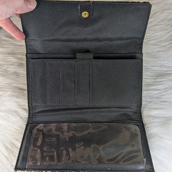 Fossil Cheetah Nylon Vintage Wallet - Picture 5 of 8